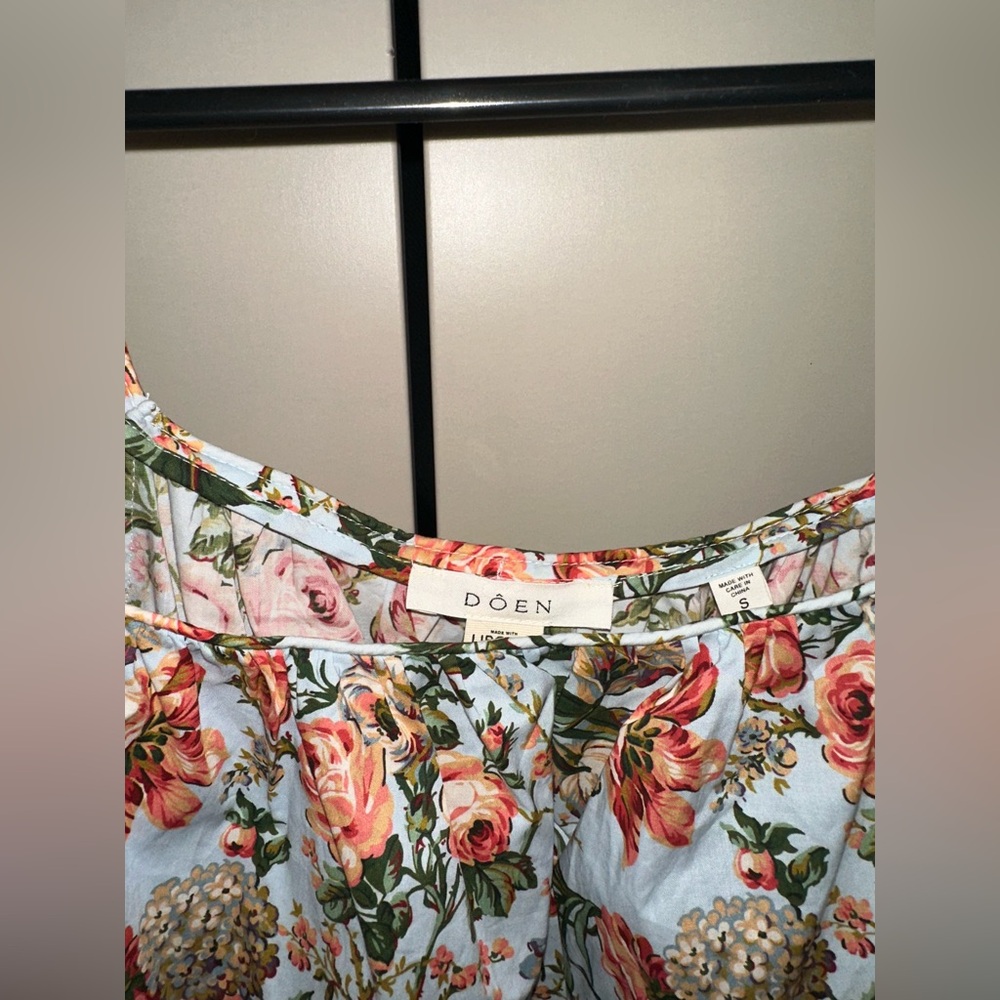 NWOT Doen Julie Dress - Calico Garden - size Small - Picture 8 of 11